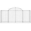 KOSZE GABIONOWE 20 SZT 200X50X80/100CM GALWANIZOWANE ŻELAZO