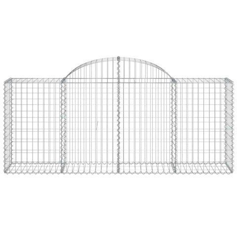 KOSZE GABIONOWE 20 SZT 200X50X80/100CM GALWANIZOWANE ŻELAZO