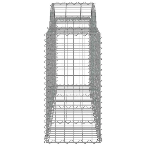 KOSZE GABIONOWE 20 SZT 200X50X80/100CM GALWANIZOWANE ŻELAZO