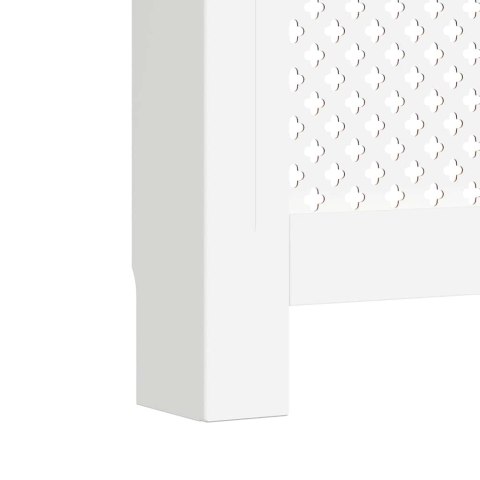 OSŁONY NA KALORYFER GRZEJNIK 2 SZT. BIAŁE 112X19X81,5CM MDF