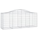 KOSZE GABIONOWE 18 SZT 200X50X80/100CM GALWANIZOWANE ŻELAZO