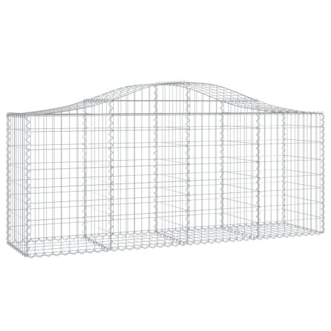 KOSZE GABIONOWE 18 SZT 200X50X80/100CM GALWANIZOWANE ŻELAZO