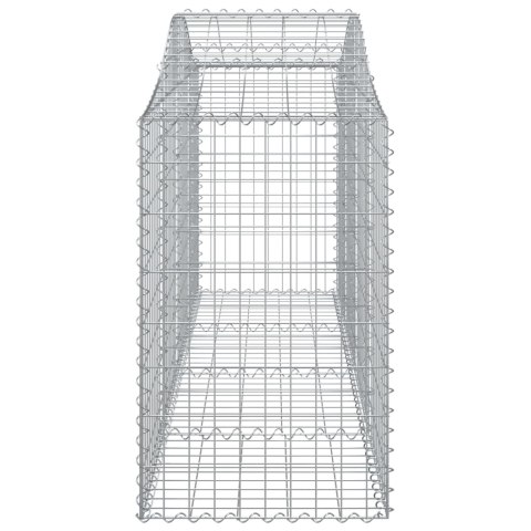 KOSZE GABIONOWE 18 SZT 200X50X80/100CM GALWANIZOWANE ŻELAZO
