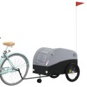 PRZYCZEPKA ROWEROWA CZARNO-SZARA 45 KG ŻELAZO