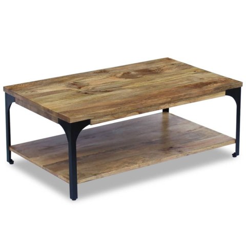 STOLIK KAWOWY Z DREWNA MANGO 100X60X38CM