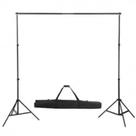 SYSTEM ZAWIESZENIA TŁA Z ZIELONYM TŁEM 300X300CM