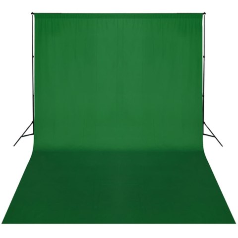 SYSTEM ZAWIESZENIA TŁA Z ZIELONYM TŁEM 300X300CM