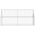 KLATKA DLA KURCZĄT SREBRNA 400X100X190CM STAL GALWANIZOWANA