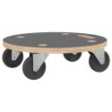 PLATFORMY TRANSPORTOWE 2 SZT. OKRĄGŁE Ø38X11,5CM 250 KG