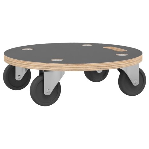 PLATFORMY TRANSPORTOWE 2 SZT. OKRĄGŁE Ø38X11,5CM 250 KG