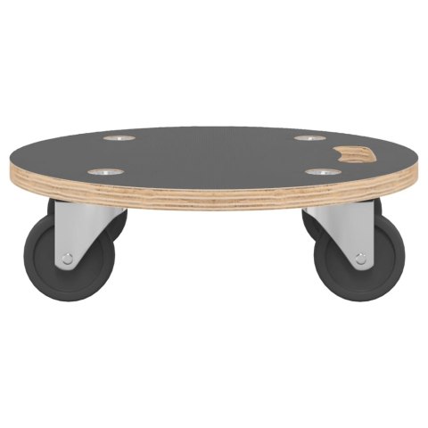 PLATFORMY TRANSPORTOWE 2 SZT. OKRĄGŁE Ø38X11,5CM 250 KG