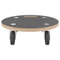 PLATFORMY TRANSPORTOWE 2 SZT. OKRĄGŁE Ø38X11,5CM 250 KG