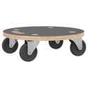 PLATFORMY TRANSPORTOWE 2 SZT. OKRĄGŁE Ø38X11,5CM 250 KG