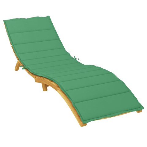 PODUSZKA NA LEŻAK ZIELONA 200X70X3CM TKANINA OXFORD