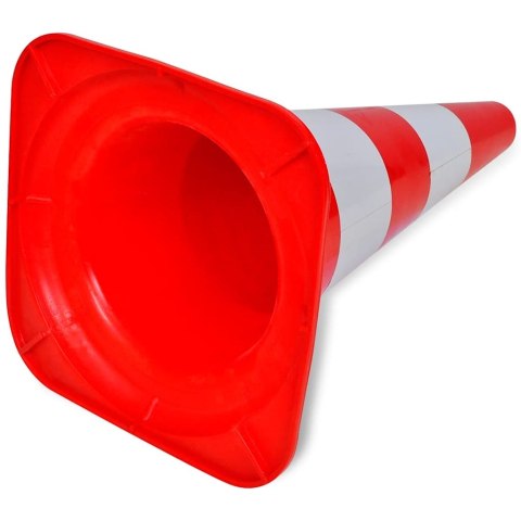 ODBLASKOWE PACHOŁKI DROGOWE CZERWONO-BIAŁE 50CM