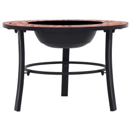 PALENISKO Z MOZAIKĄ TERAKOTA 68CM CERAMIKA