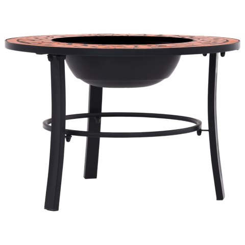 PALENISKO Z MOZAIKĄ TERAKOTA 68CM CERAMIKA