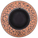 PALENISKO Z MOZAIKĄ TERAKOTA 68CM CERAMIKA