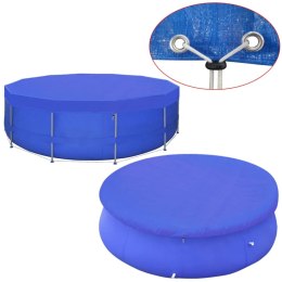 PLANDEKA PŁACHTA NA BASEN OKRĄGŁA PE 460CM 90 G/M²