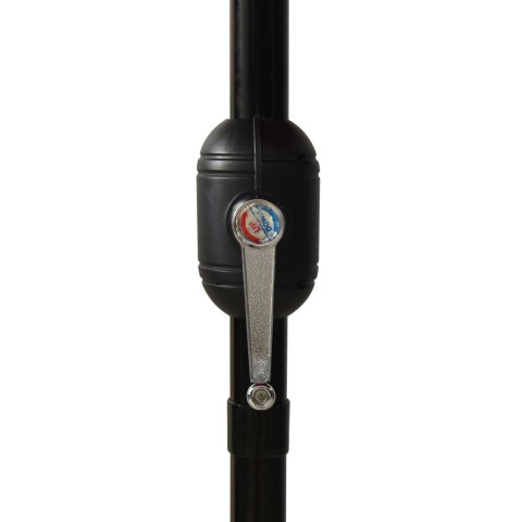 3-POZIOMOWY PARASOL NA ALUMINIOWYM SŁUPKU ANTRACYTOWY 3M