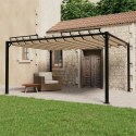 ALTANA Z ŻALUZJOWYM DACHEM 3X4 M, TAUPE, TKANINA I ALUMINIUM