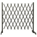 OGRODOWY PŁOT KRATKOWY SZARY 180X100CM LITE DREWNO JODŁOWE