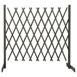 OGRODOWY PŁOT KRATKOWY SZARY 180X100CM LITE DREWNO JODŁOWE