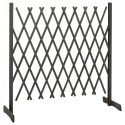 OGRODOWY PŁOT KRATKOWY SZARY 180X100CM LITE DREWNO JODŁOWE