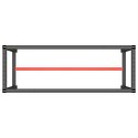 RAMA DO STOŁU ROBOCZEGO CZERWONO-CZARNA 140X50X79CM METAL