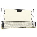 REBOUNDER PIŁKARSKI CZARNO-ŻÓŁTY 183X85X120CM POLIESTER