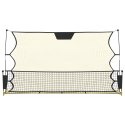 REBOUNDER PIŁKARSKI CZARNO-ŻÓŁTY 183X85X120CM POLIESTER