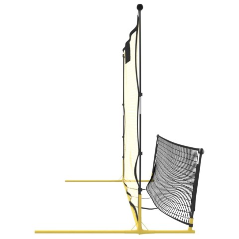 REBOUNDER PIŁKARSKI CZARNO-ŻÓŁTY 183X85X120CM POLIESTER