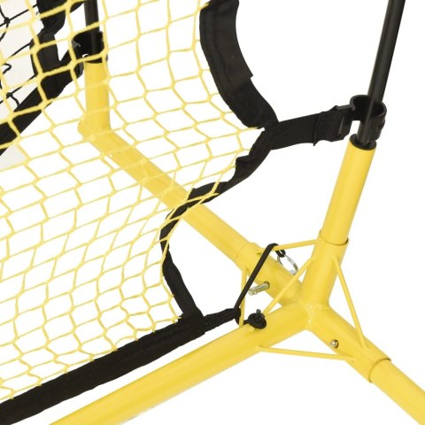 REBOUNDER PIŁKARSKI CZARNO-ŻÓŁTY 183X85X120CM POLIESTER