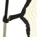REBOUNDER PIŁKARSKI CZARNO-ŻÓŁTY 183X85X120CM POLIESTER