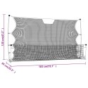 REBOUNDER PIŁKARSKI CZARNO-ŻÓŁTY 183X85X120CM POLIESTER