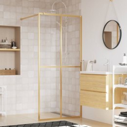 ŚCIANKA PRYSZNICOWA PRZEZROCZYSTE SZKŁO ESG ZŁOTA 80X195CM