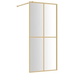 ŚCIANKA PRYSZNICOWA PRZEZROCZYSTE SZKŁO ESG ZŁOTA 80X195CM
