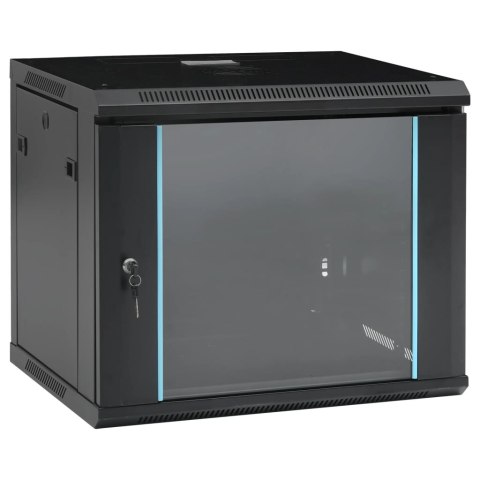 ŚCIENNA SZAFKA SERWEROWA 9U 19" IP20 600X450X510 MM