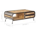 STOLIK KAWOWY 100X50X35CM LITE DREWNO MANGO