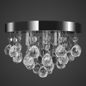 WISZĄCA LAMPA SUFITOWA Z KRYSZTAŁKAMI CHROMOWA