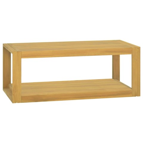 ŁAZIENKOWA PÓŁKA ŚCIENNA 90X45X35CM LITE DREWNO TEKOWE