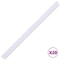OSŁONA NA OGRODZENIE OGRODOWE PVC 35X0,19 M BIAŁA