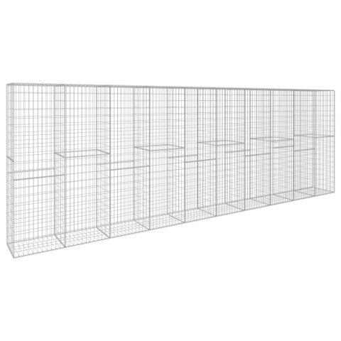 ŚCIANA GABIONOWA Z POKRYWĄ GALWANIZOWANA STAL 600X50X200CM