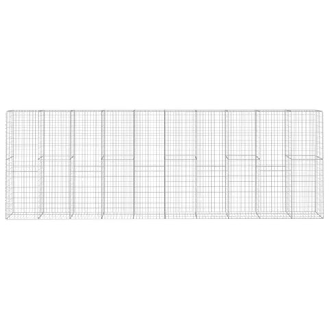ŚCIANA GABIONOWA Z POKRYWĄ GALWANIZOWANA STAL 600X50X200CM