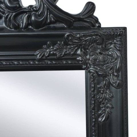 LUSTRO WOLNOSTOJĄCE W STYLU BAROKOWYM 160X40CM CZARNE