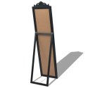 LUSTRO WOLNOSTOJĄCE W STYLU BAROKOWYM 160X40CM CZARNE