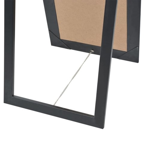 LUSTRO WOLNOSTOJĄCE W STYLU BAROKOWYM 160X40CM CZARNE