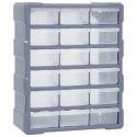 ORGANIZER Z 18 ŚREDNIMI SZUFLADKAMI, 38X16X47 CM