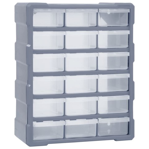 ORGANIZER Z 18 ŚREDNIMI SZUFLADKAMI, 38X16X47 CM