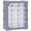 ORGANIZER Z 18 ŚREDNIMI SZUFLADKAMI, 38X16X47 CM